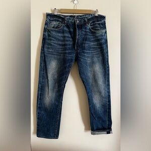 Levi’s Vintage Clothing LVC 501xx Big E Selvedge Jeans 36x32 Measure 36x30